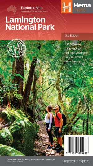 Hema Lamington National Park Map