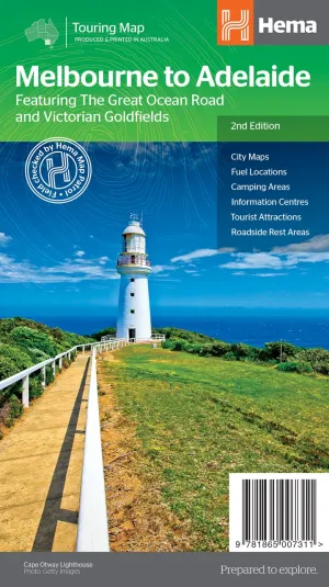 Hema Melbourne to Adelaide Map