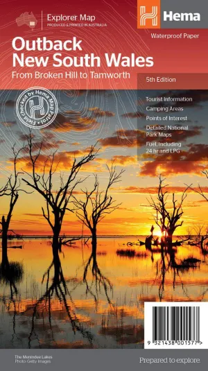 Hema Outback New South Wales Map