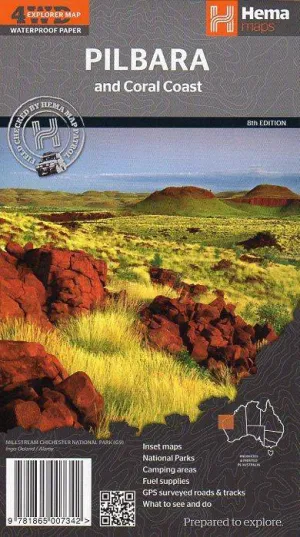 Hema Pilbara and Coral Coast Map