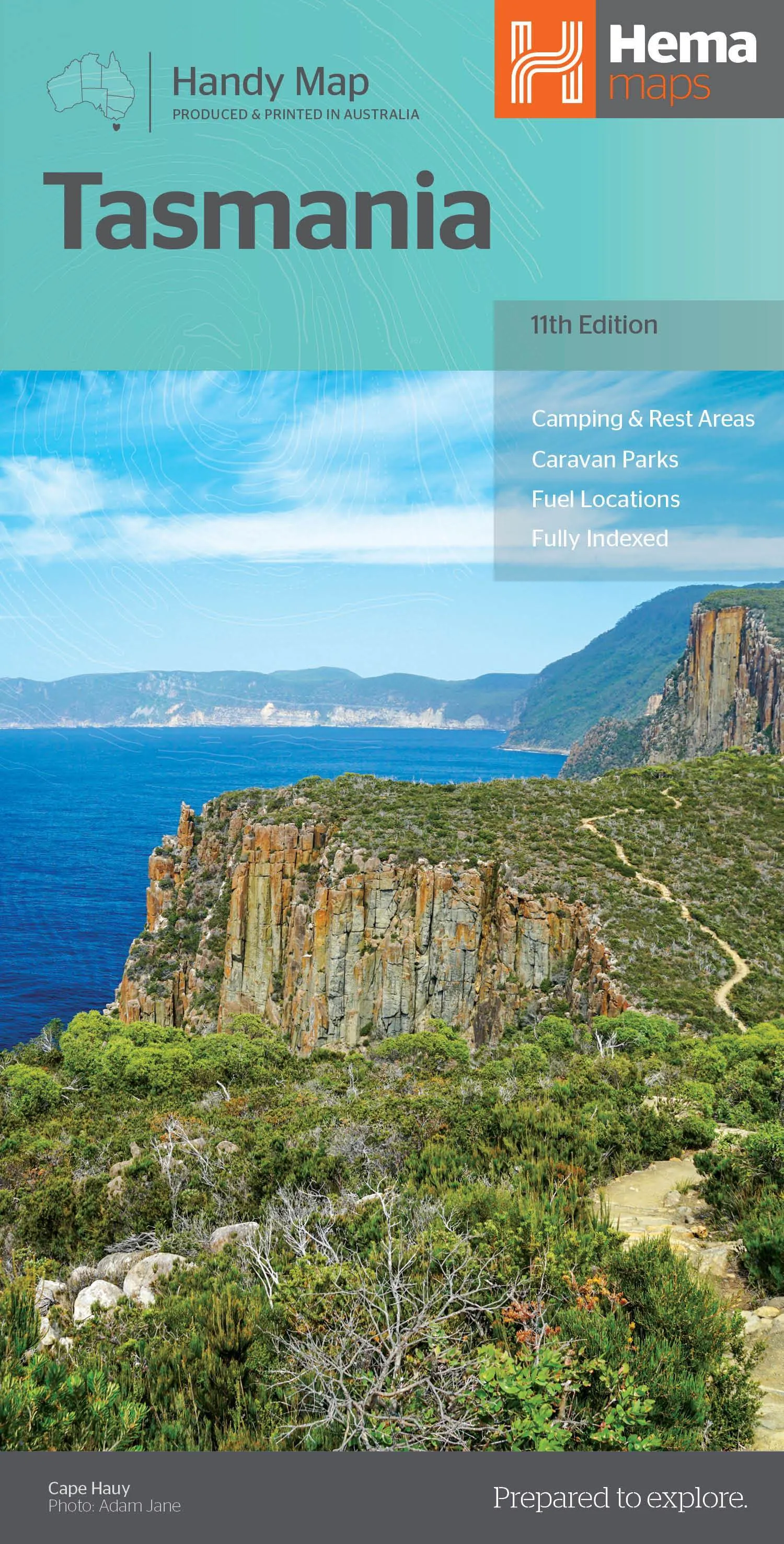 Hema Tasmania Handy Map
