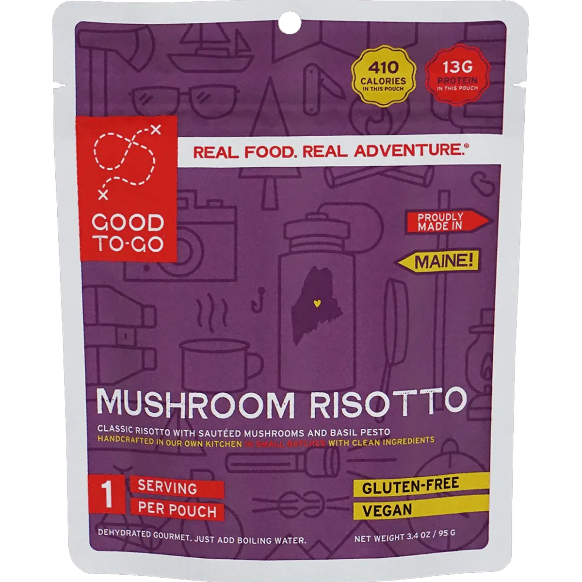 Herbed Mushroom Risotto (1 Serving)