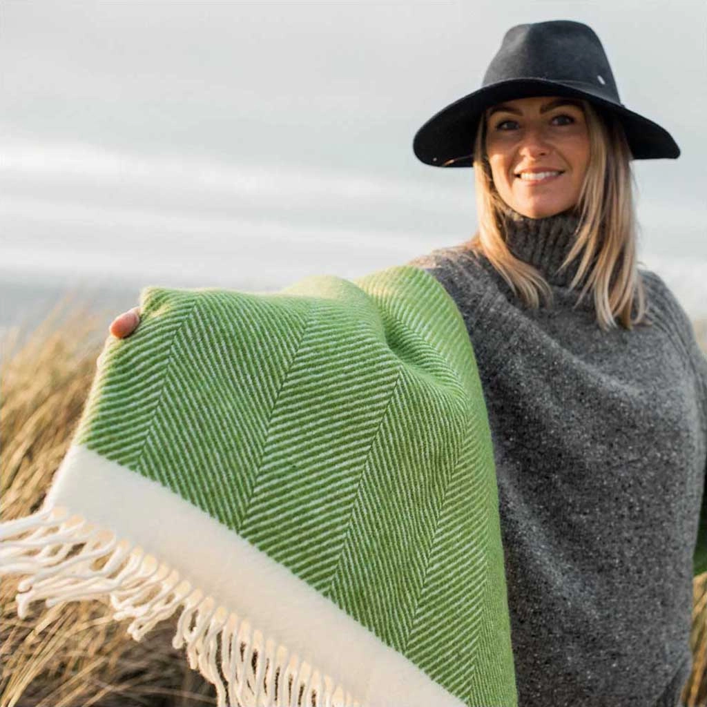 Herringbone Wool Blanket