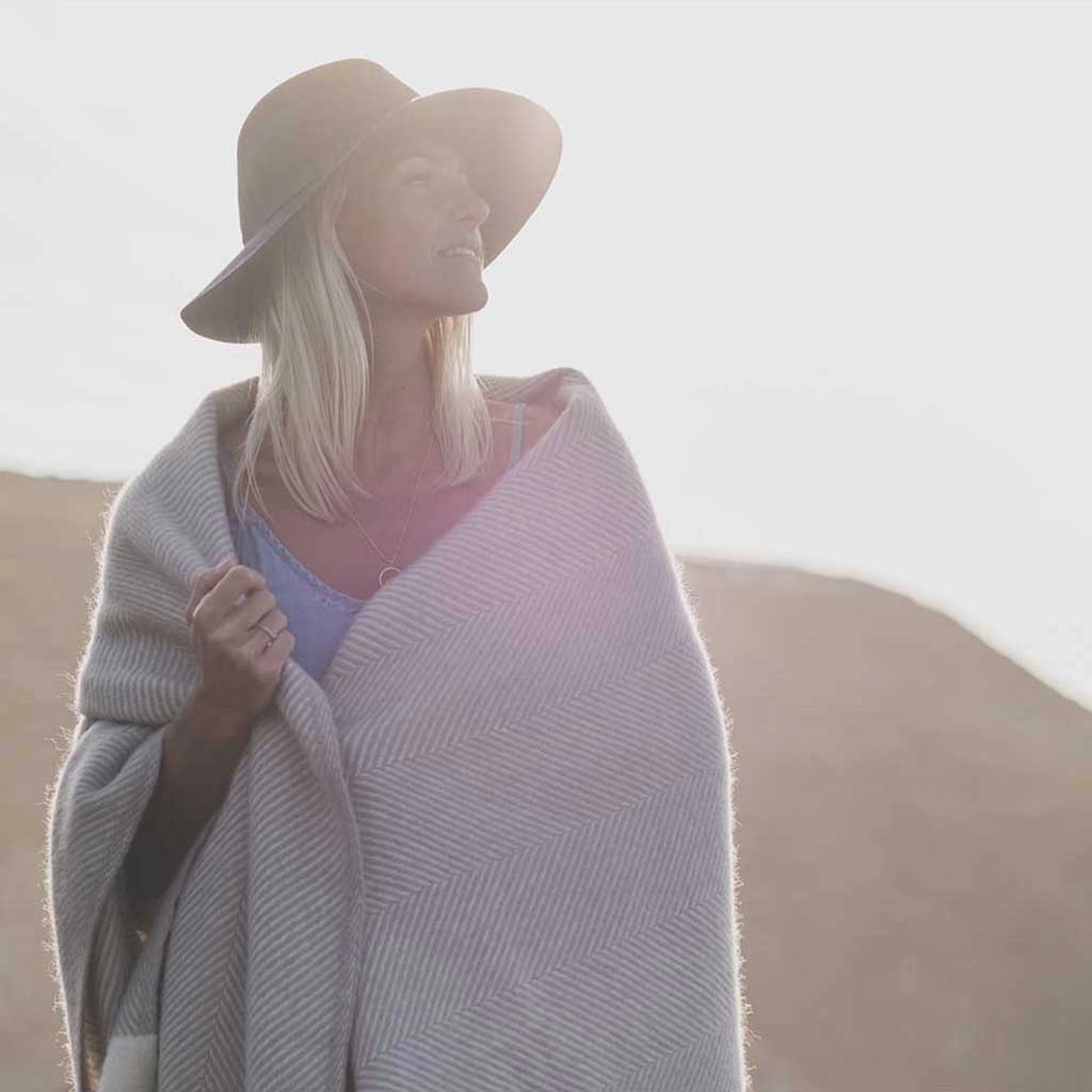 Herringbone Wool Blanket