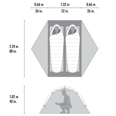 Hubba Hubba LT 2-Person Backpacking Tent