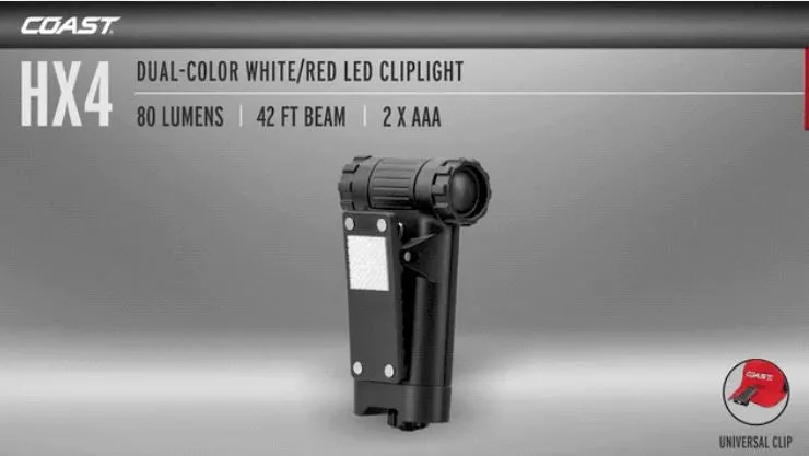 HX4-Clip Light-White Red