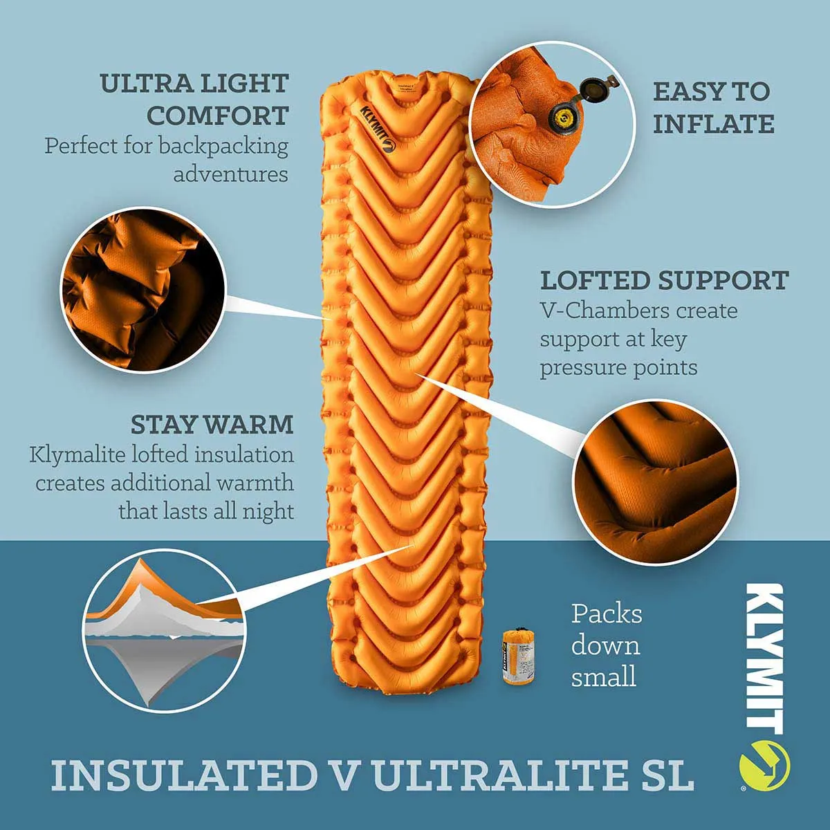 Insulated V Ultralite SL Camping Mat