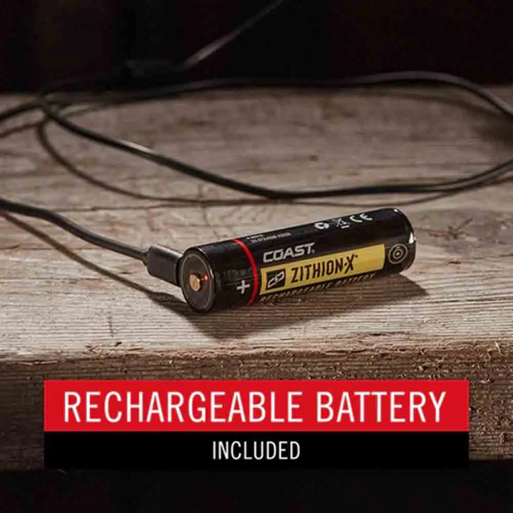  Lifetime WarrantyTX17R Flashlight 1250 Lumen Rechargeable