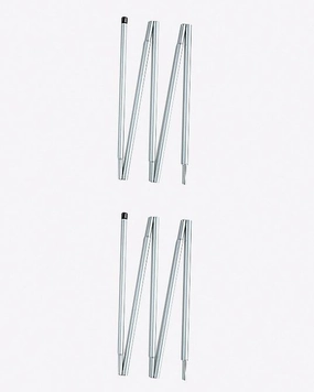 Light Tarp Pole 125cm 2pcs