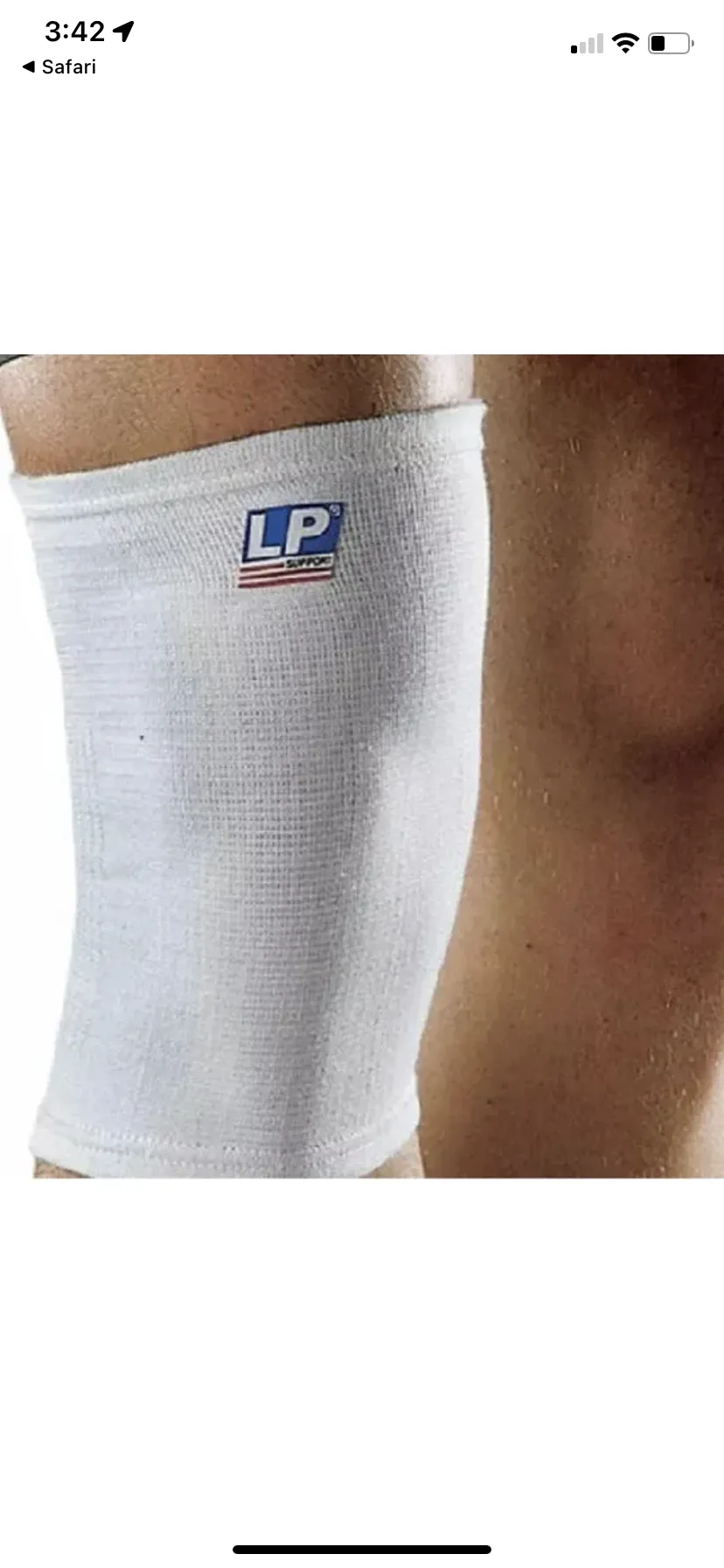 LP 601 Knee Support Wrap Elastic Compression Brace  Medium