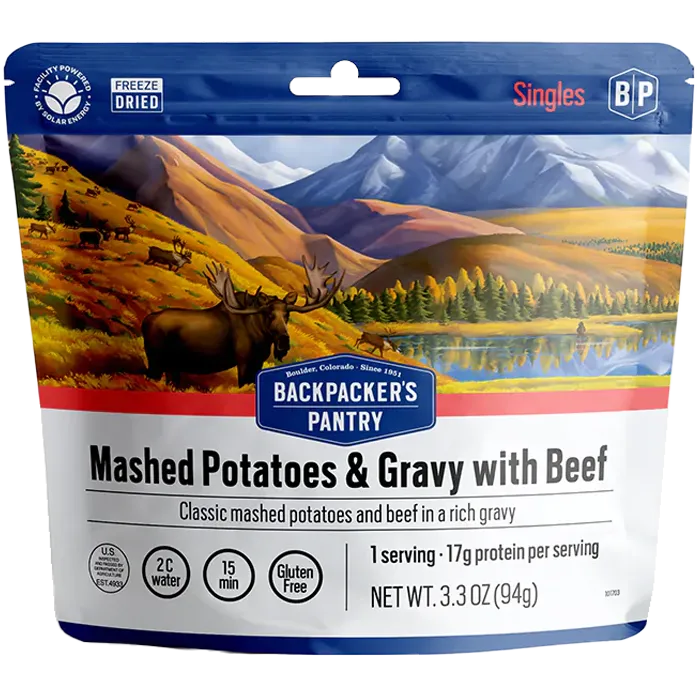 Mashed Potatoes and Gravy with Beef