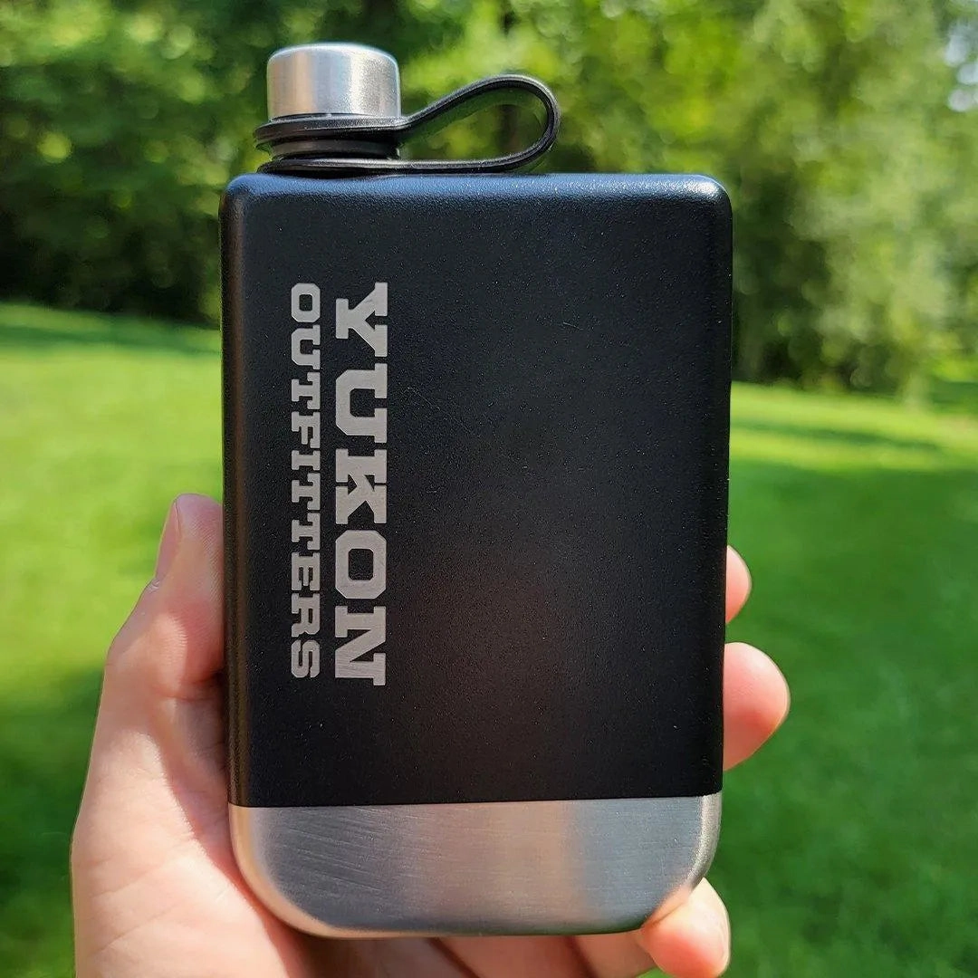 Moto Camp Nerd Flask