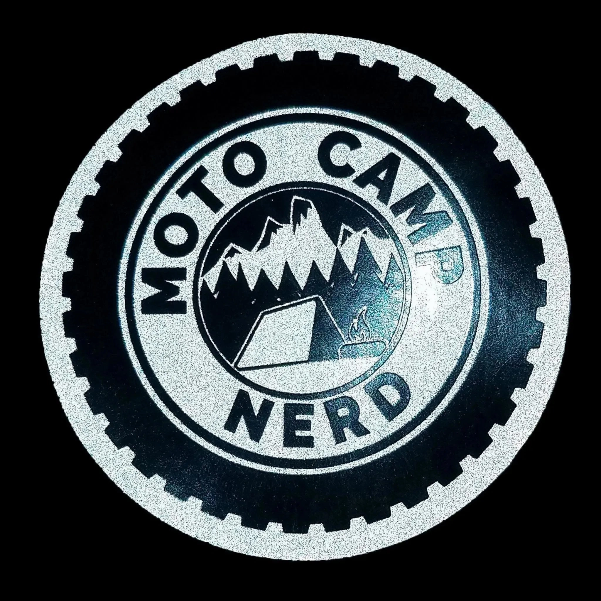 MOTO CAMP NERD Reflective Sticker