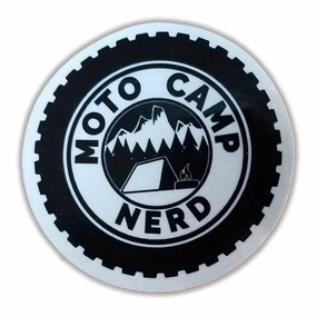 MOTO CAMP NERD Reflective Sticker