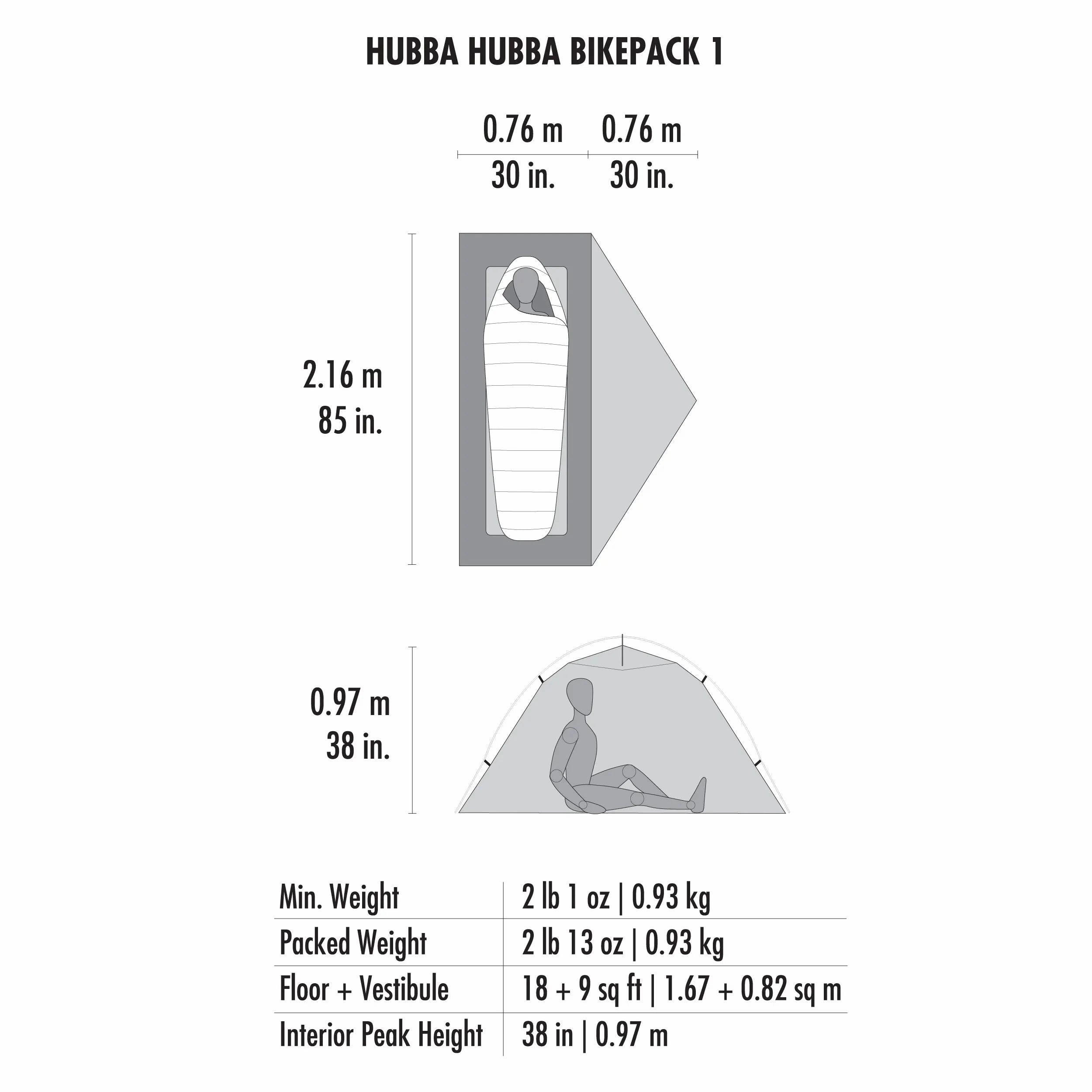 MSR | Hubba Hubba Bikepack 1-Person Tent