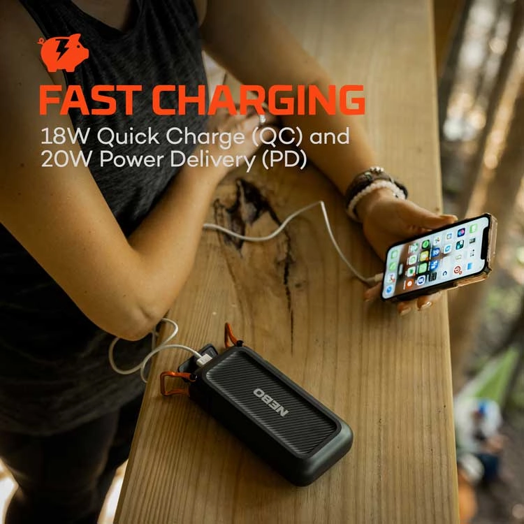 Nebo Rambler 20k Power Bank   Light
