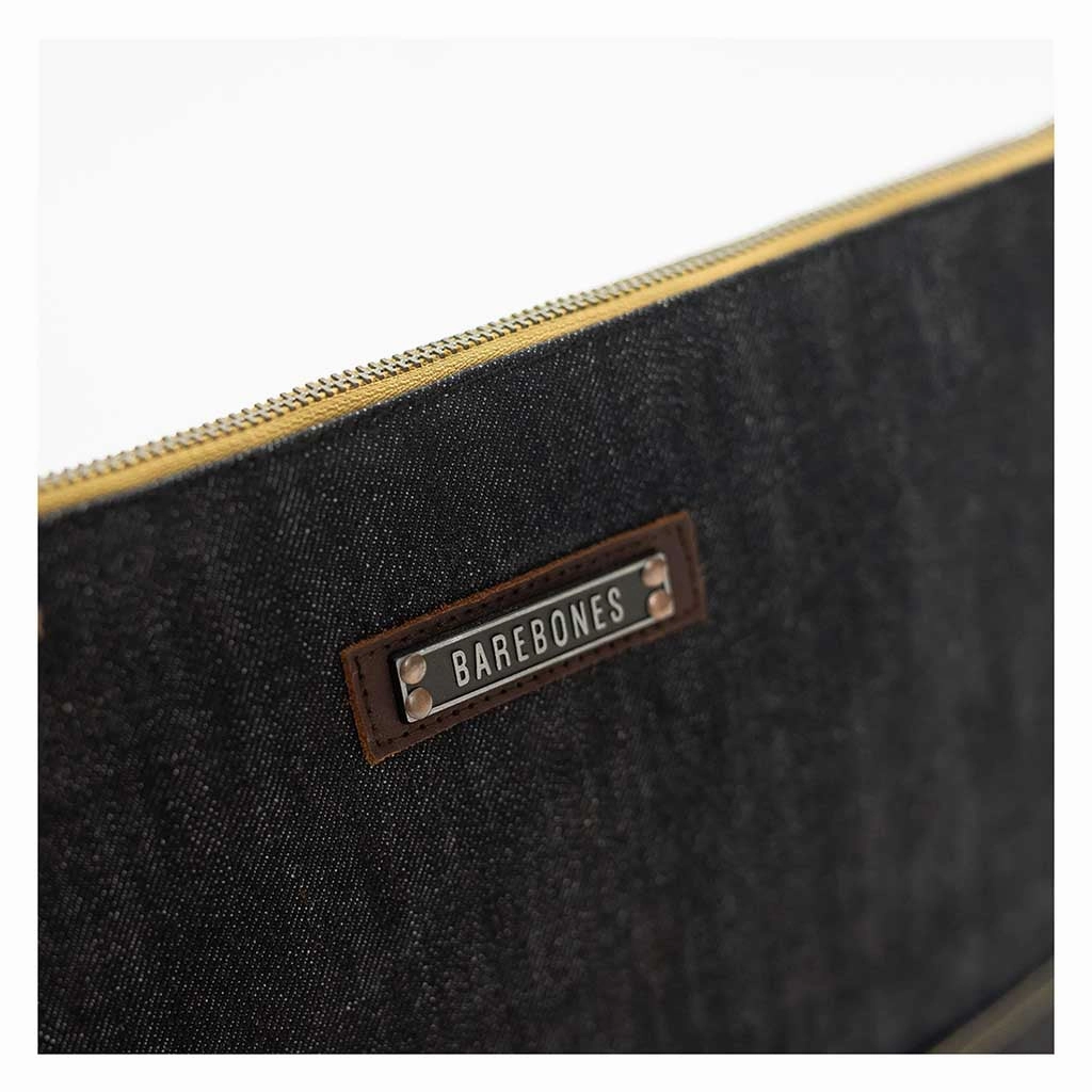 Neelum Zipper Pouch | Waxed Denim