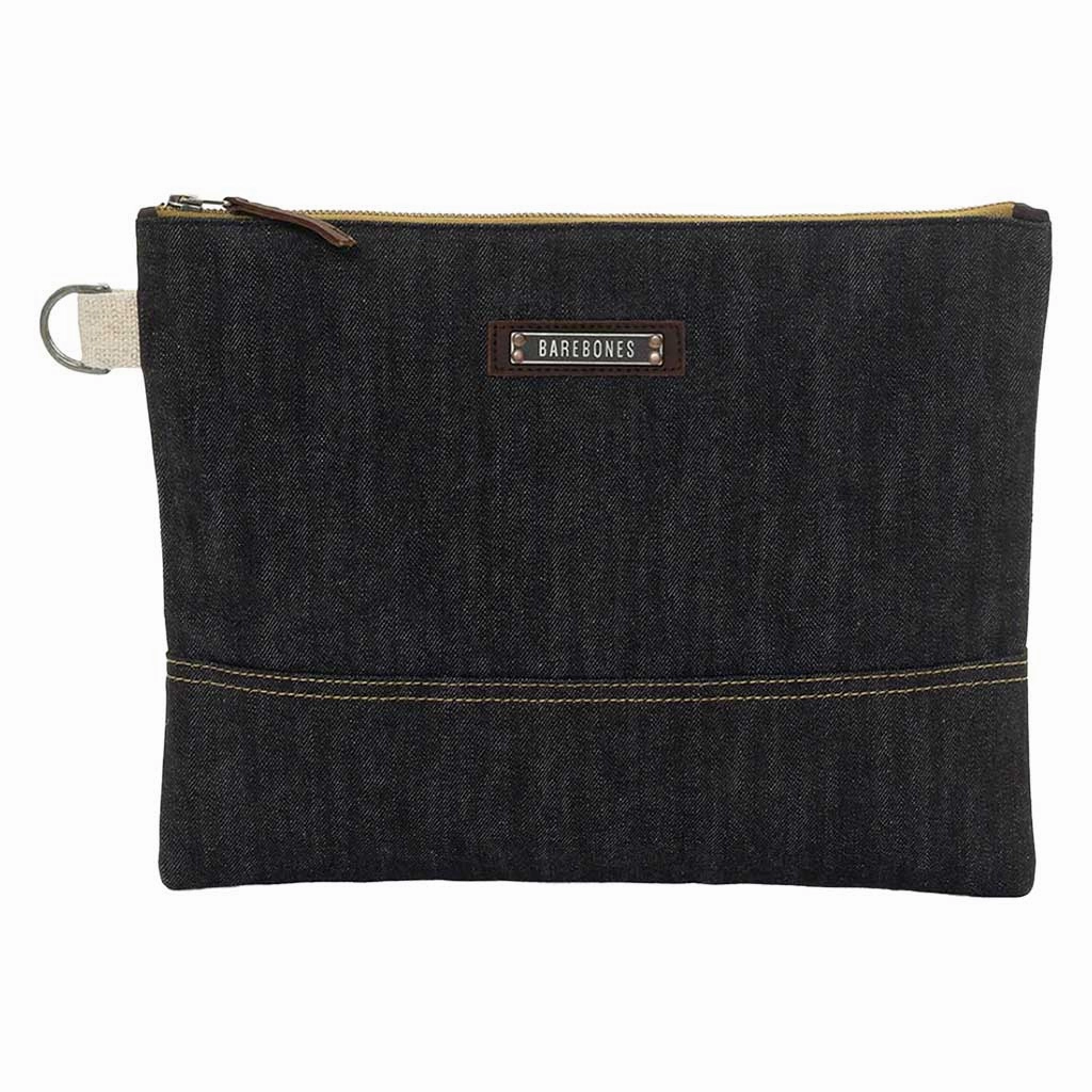 Neelum Zipper Pouch | Waxed Denim