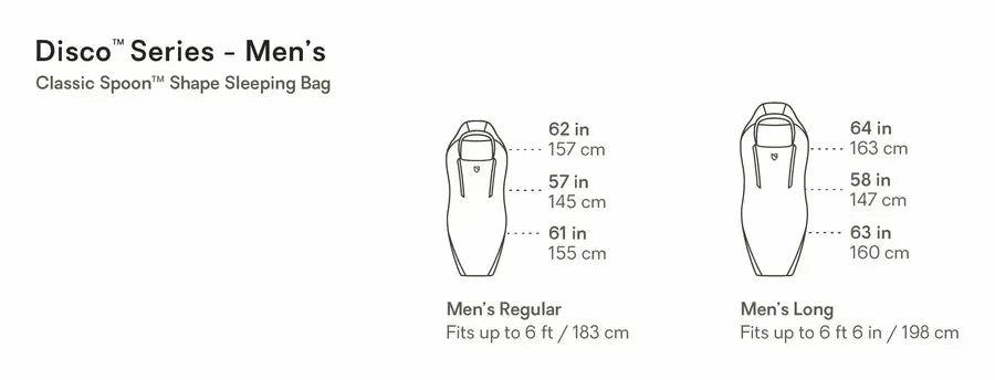 NEMO | Disco Mens Endless Promise Down Sleeping Bag 30F
