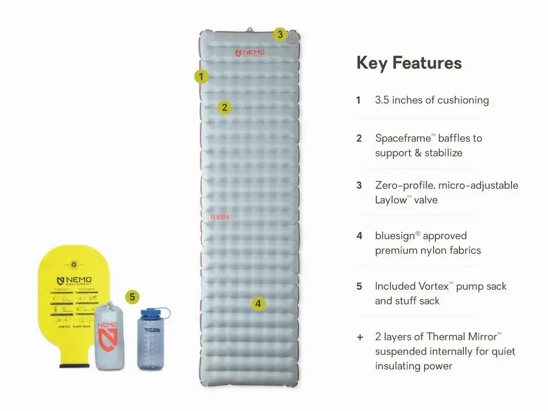 NEMO | Tensor All-Season Ultralight Insulated Sleeping Pad