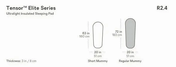 NEMO | Tensor Elite Ultralight Insulated Sleeping Pad