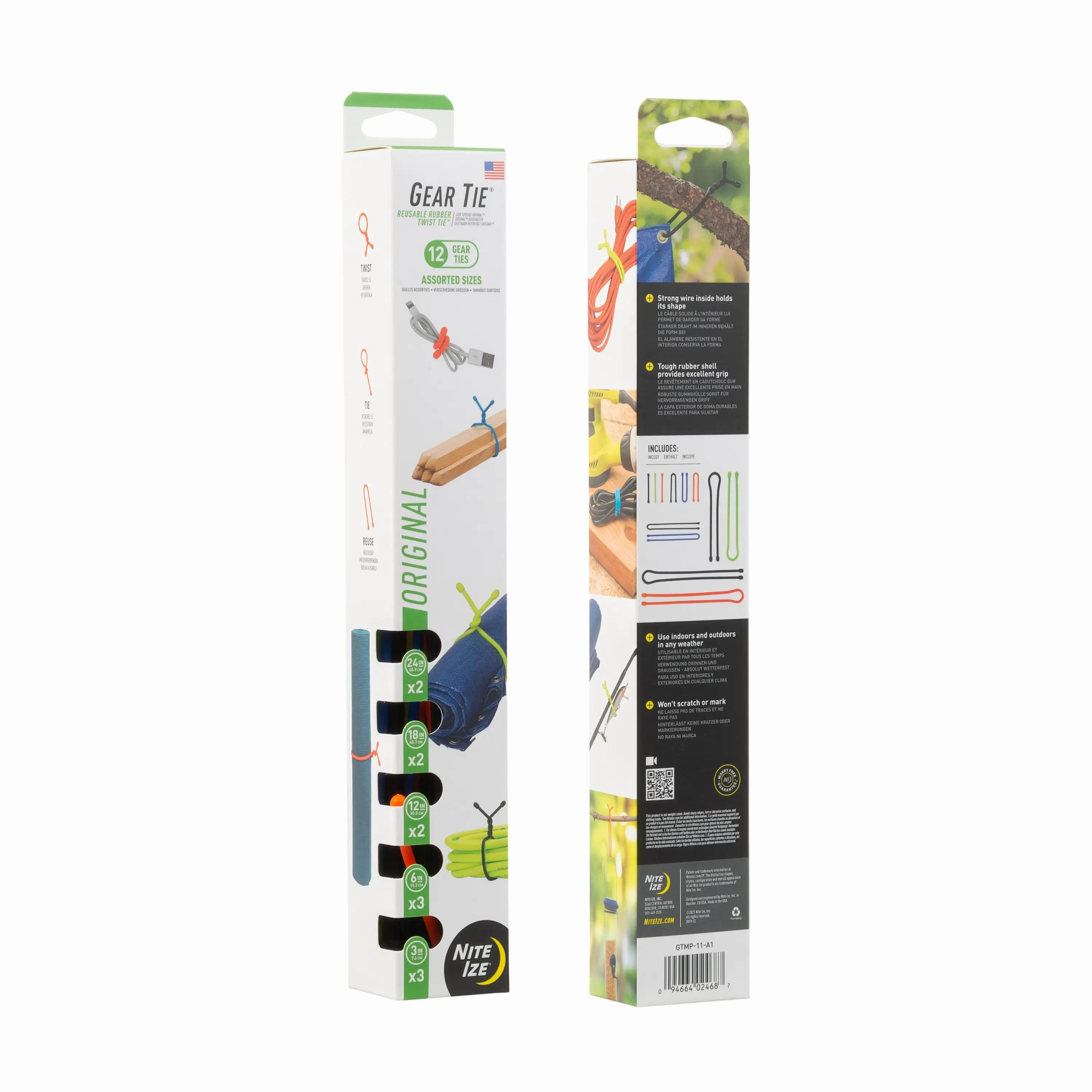 Nite Ize | Gear Tie Assorted Packs