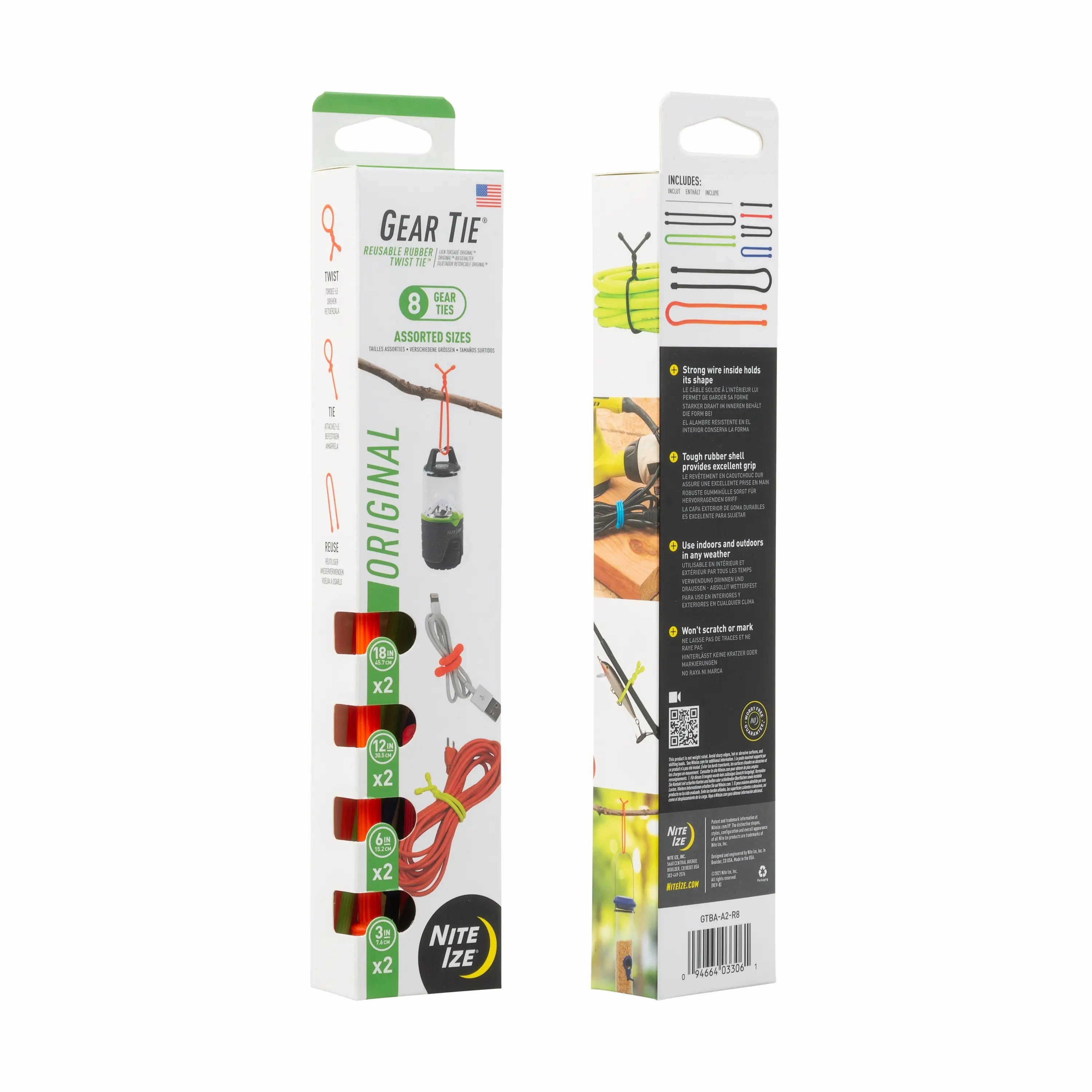 Nite Ize | Gear Tie Assorted Packs