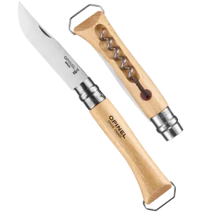 No. 10 Corkscrew Bottle Knife with Bottle Opener