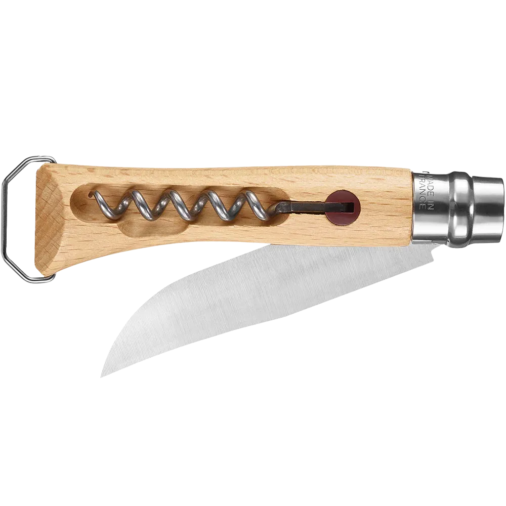 No. 10 Corkscrew Bottle Knife with Bottle Opener