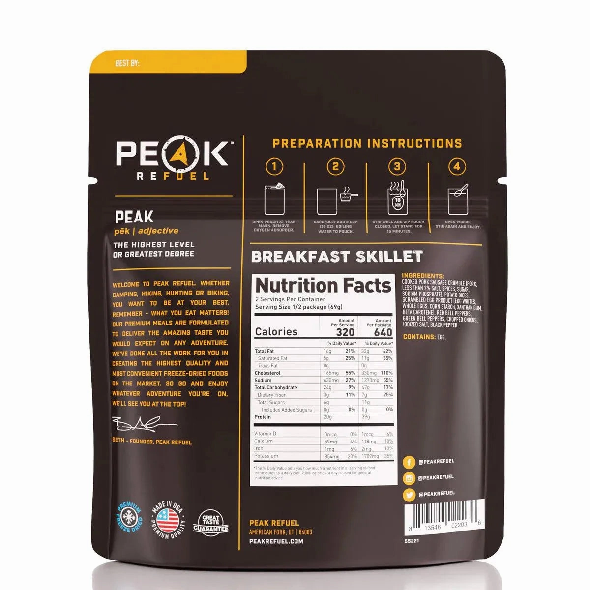 Peak Refuel | Breakfast Skillet