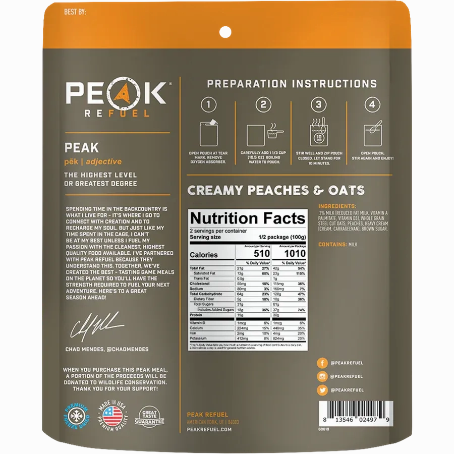 Peak Refuel | Creamy Peaches and Oats