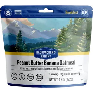 Peanut Butter & Banana Oatmeal (1 Serving)