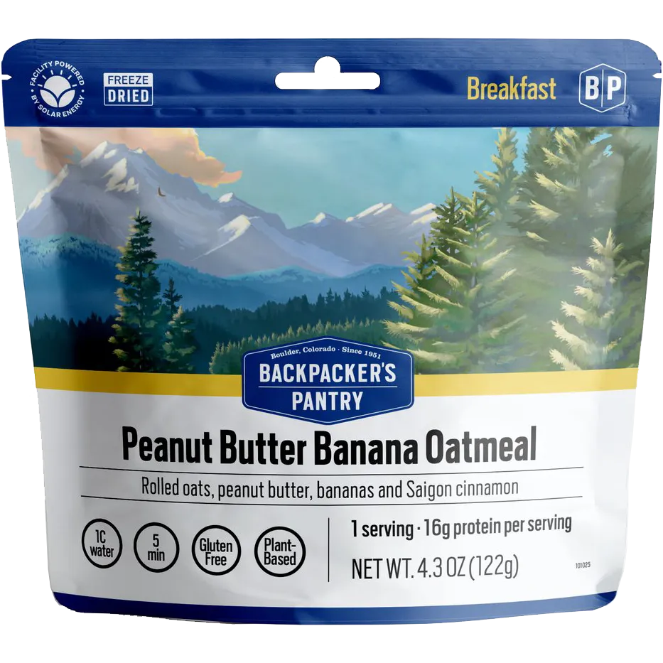 Peanut Butter & Banana Oatmeal (1 Serving)