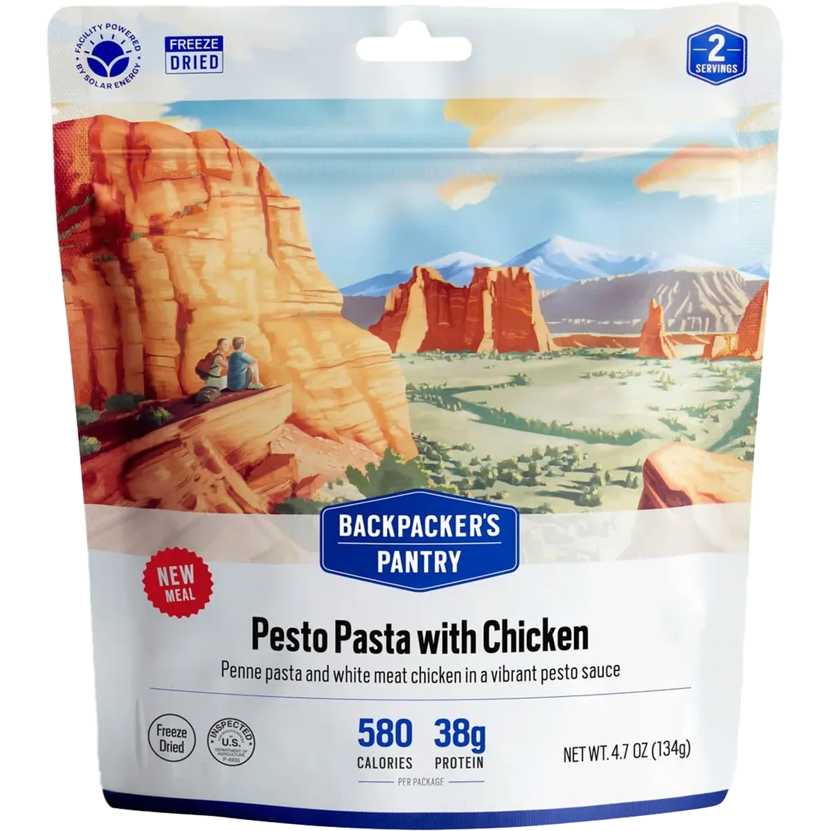 Pesto Pasta with Chicken (2 Servings)