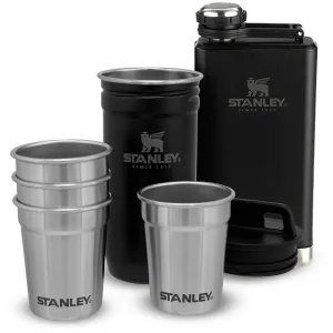 Pre-Party Shot Glass & Flask Set