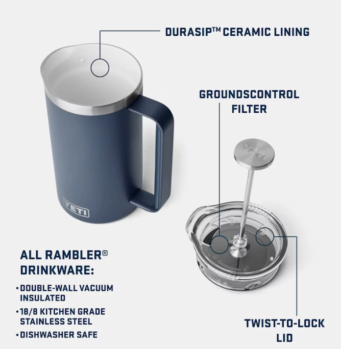 Rambler 34oz French Press