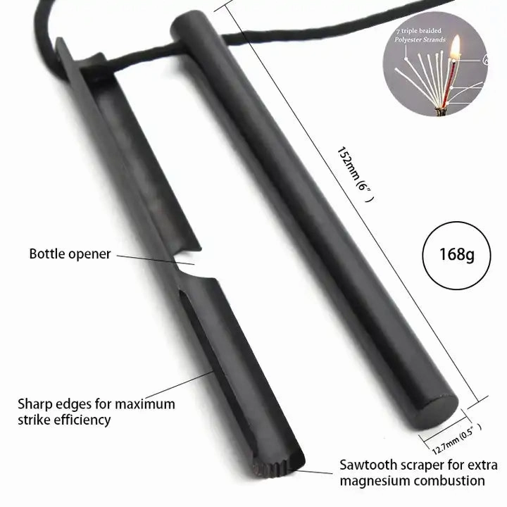 RBO Ember Beast Ferrocerium Rod Firestarter