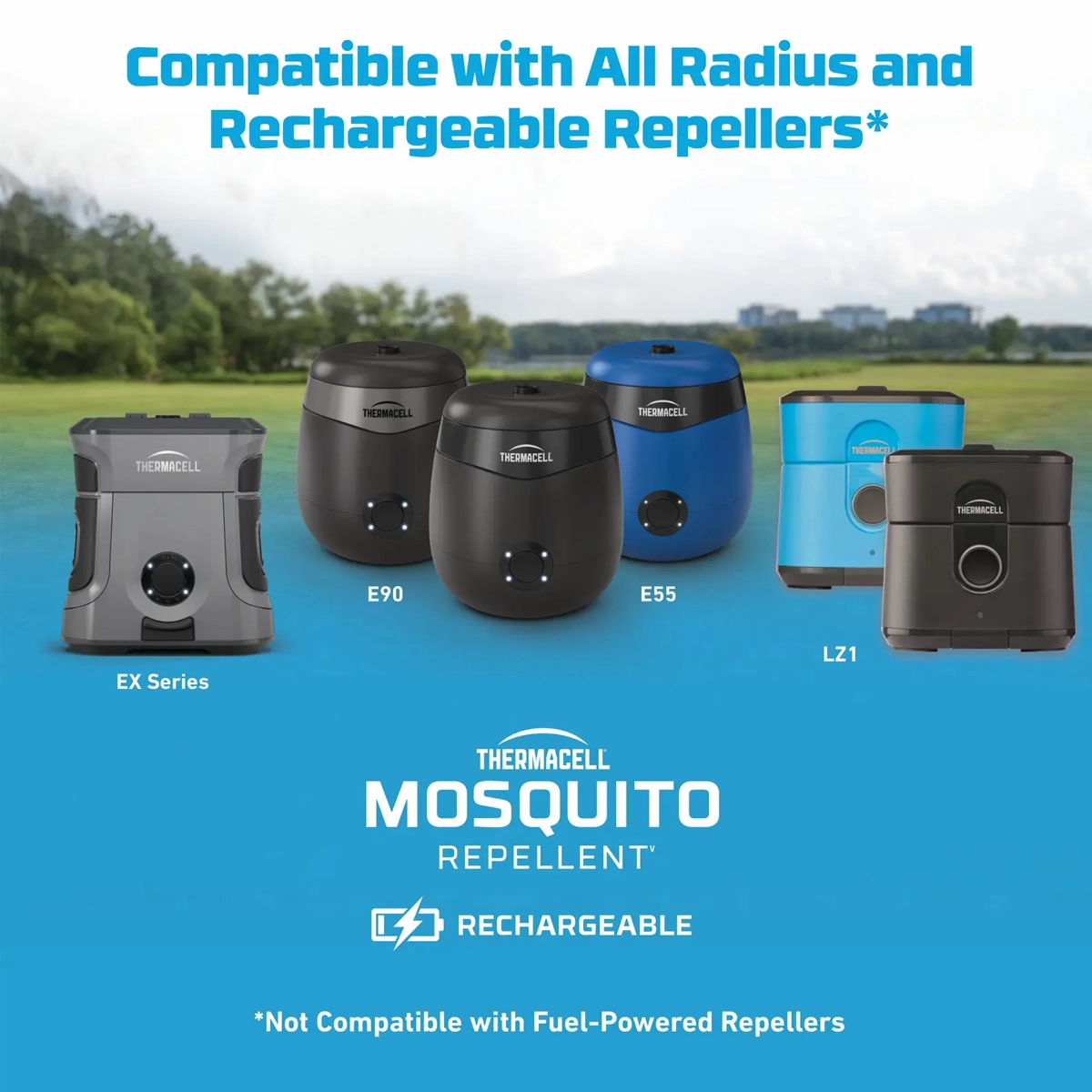 Rechargeable Mosquito Repellent - 2 Pack
