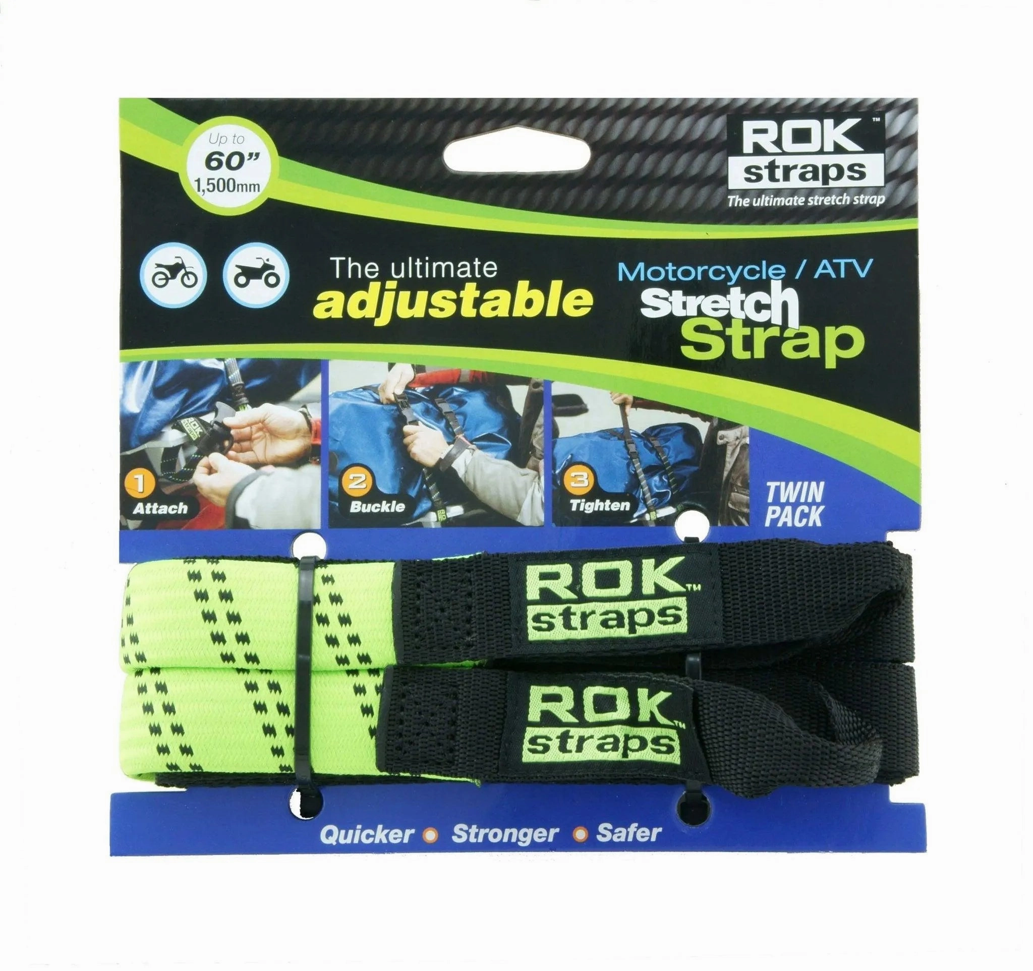 ROK Straps | Adjustable Motorcycle Strap