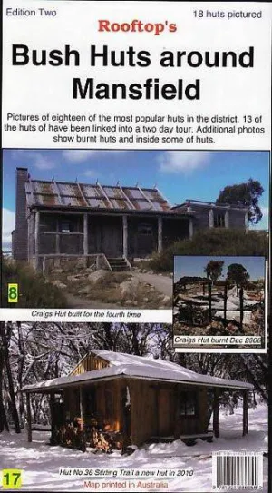 Rooftop's Bush Huts around Mansfield Map