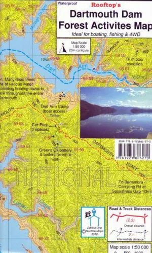 Rooftop's Dartmouth Dam Forest Activities Map