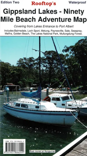 Rooftop's Gippsland Lakes Ninety Mile Beach Map