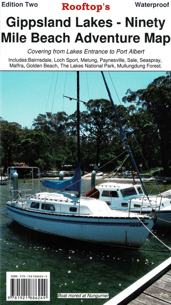 Rooftop's Gippsland Lakes Ninety Mile Beach Map