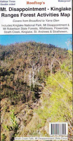 Rooftop's Mt. Disappointment  Kinglake Ranges Forest Activities Map