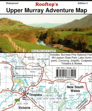 Rooftop's Upper Murray Adventure Map - Edition 2