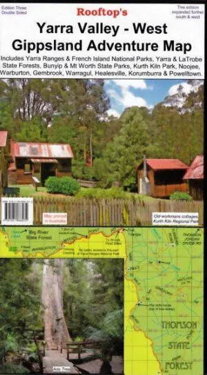 Rooftop's Yarra Valley West Gippsland Adventure Map