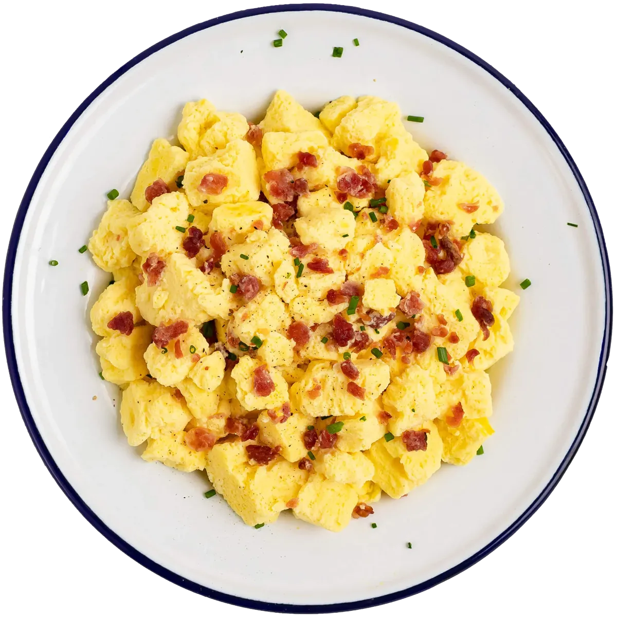 Scrambled Eggs with Bacon (1 Serving)