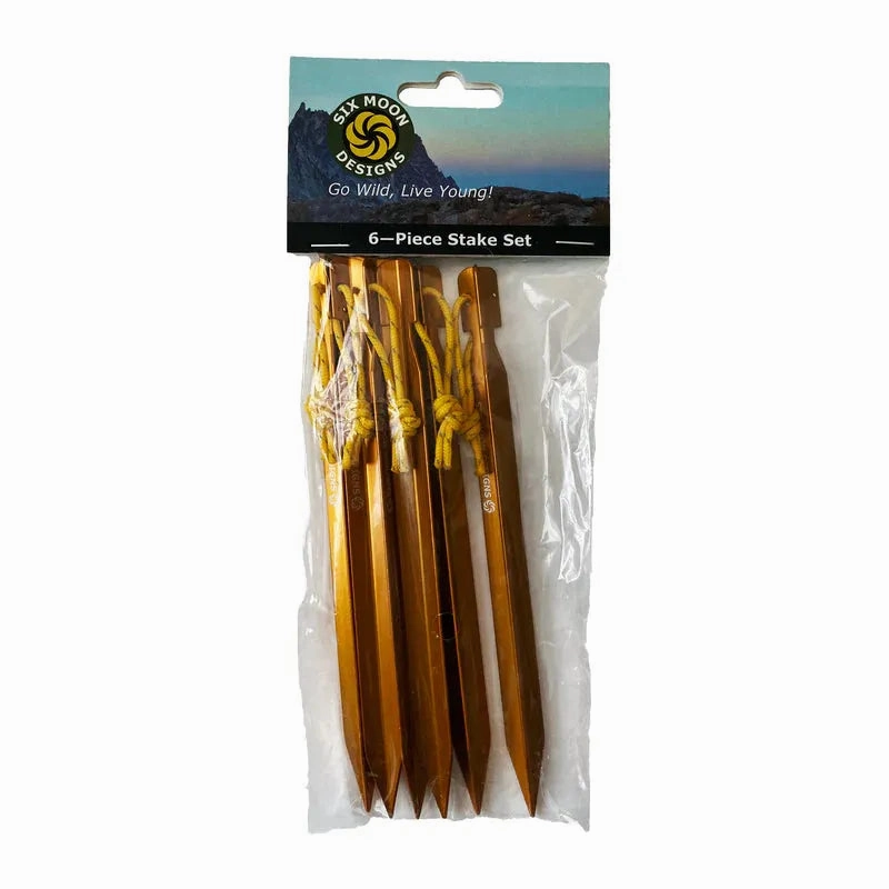 Six Moon Designs | 6 Piece Tent Stake Set