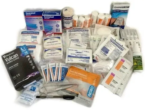 SMALL KITCHEN METAL FIRST AID KIT