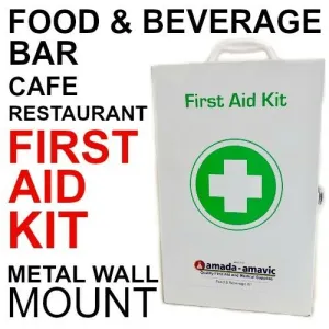 SMALL KITCHEN METAL FIRST AID KIT